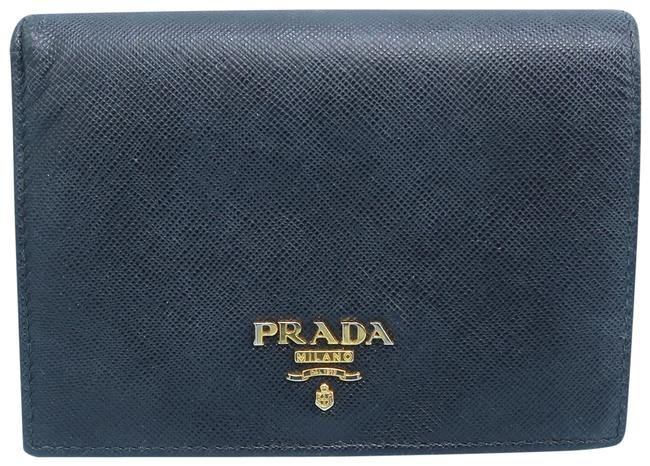 Prada Black Compact Wallet