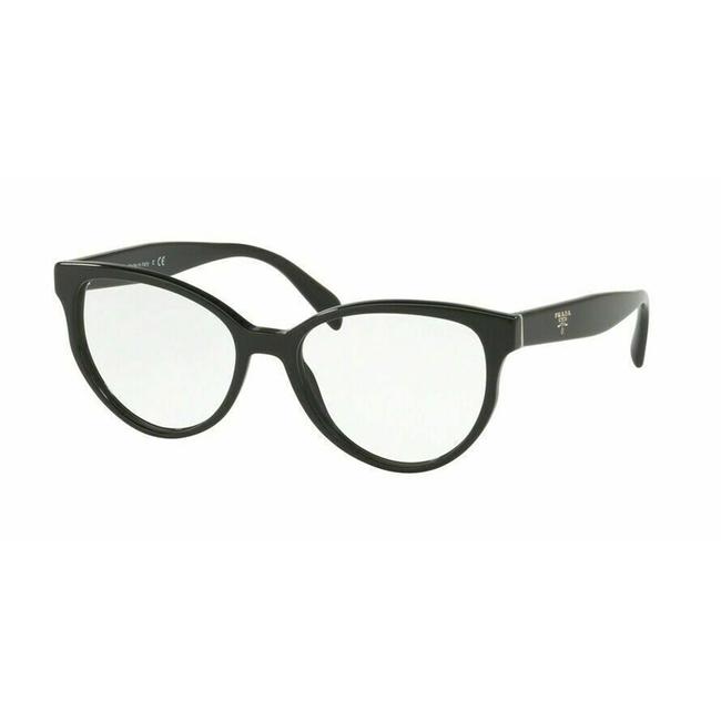 Prada Black FrameDemo Lens Pr01uvf 1ab1o1 54 Oval Womens