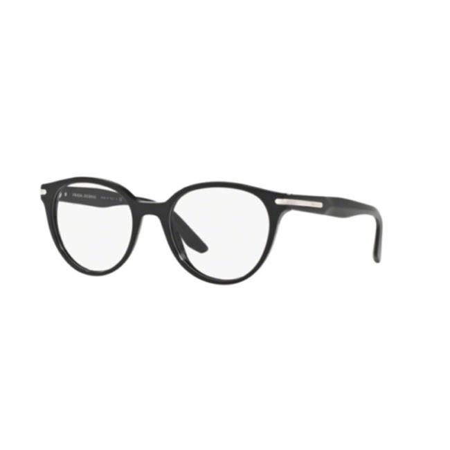 Prada Black FrameDemo Lens Pr07tvf 1ab 1o1 52 Unisex Round