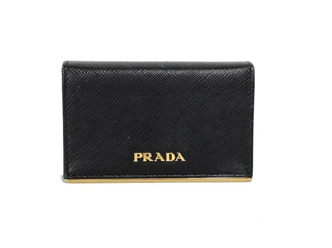 Prada Black Card Case Wallet