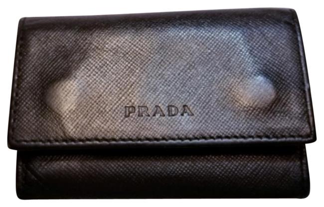 Prada Black Key Card Wallet