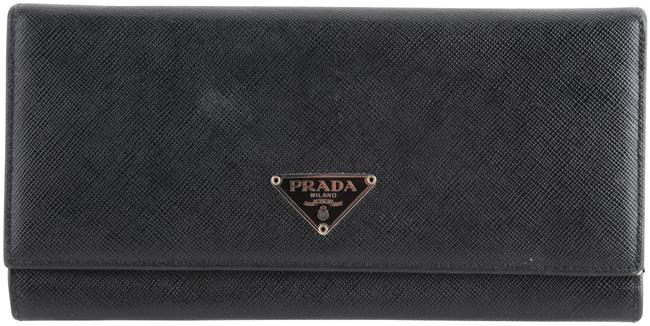 Prada Black Leather Wallet