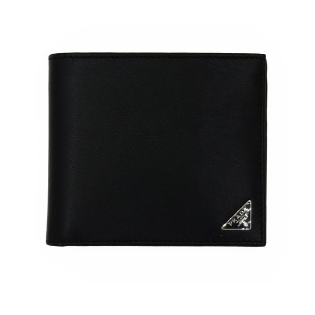 Prada Black Nero Leather Bifold Wallet