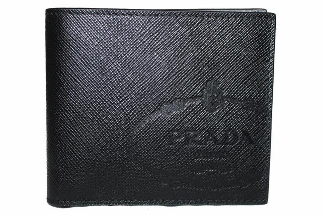 Prada Black New Saffiano Leather Men Wallet