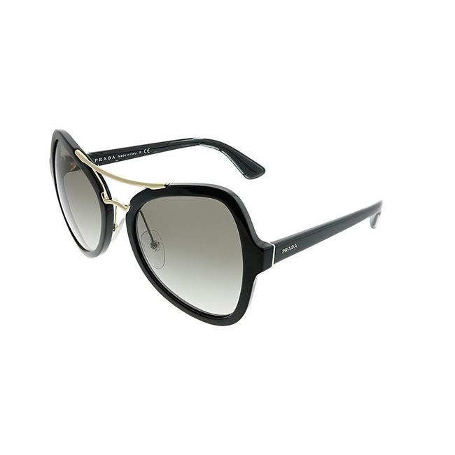 Prada Black Pr18ss 1ab0a7 Butterfly Grey Lens Sunglasses
