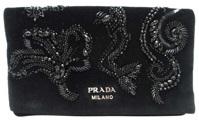 Prada Black Purse Pouch Dh46680 Wallet