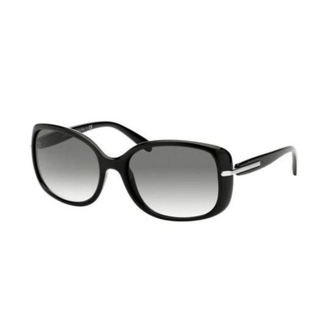 Prada Black Rectangular Conceptual Sunglasses