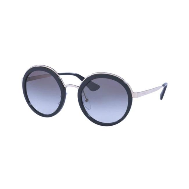 Prada Black Rounded 50ts Catwalk Sunglasses