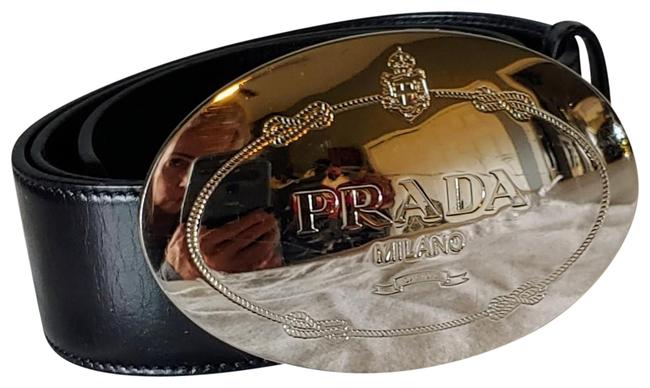 Prada Black Saffiano Belt
