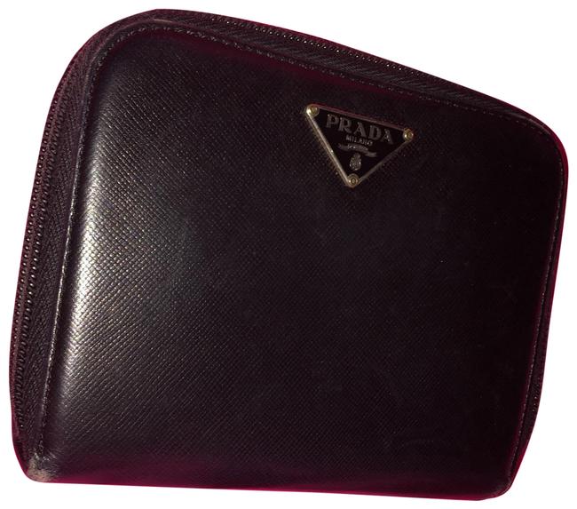Prada Black Saffiano Leather Wallet