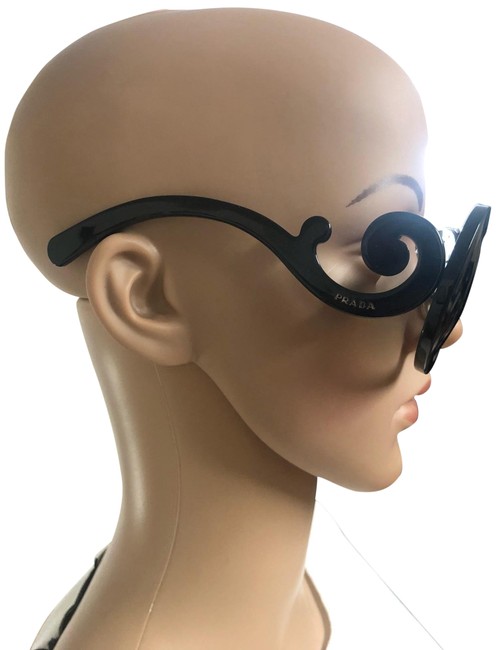 Prada Black Scroll Sunglasses