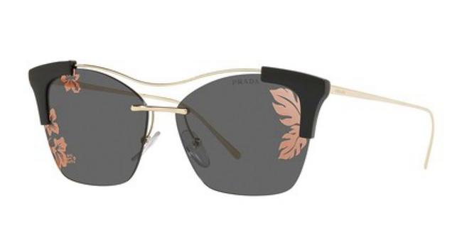 Prada Black Trailing Flowers Sunglasses