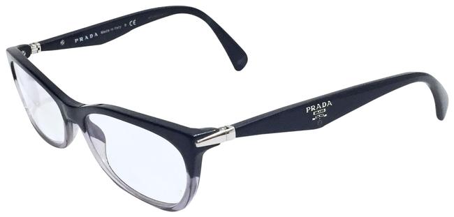 Prada Black Vpr 15p Catwalk Swing Silver Sunglasses