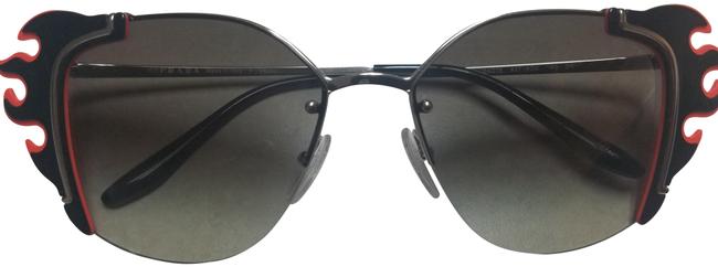 Prada BllackRed Flame Sunglasses