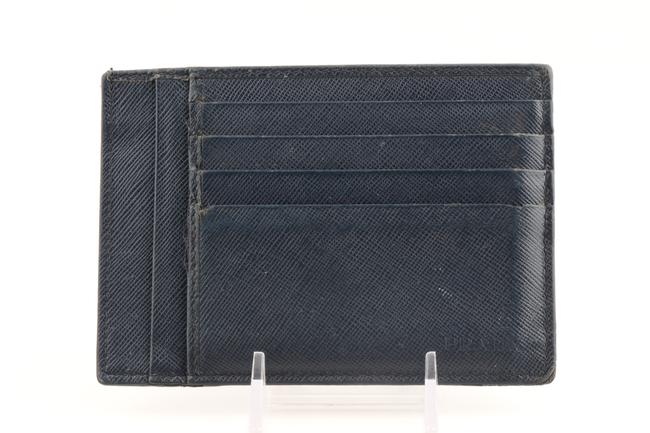 Prada Blue Navy Multi Card Holder Wallet