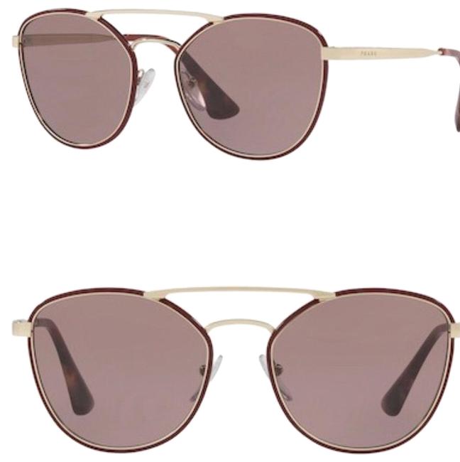 Prada Bordeaux Gold Butterfly 55mm Sunglasses