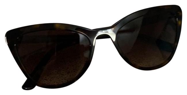 Prada Brown Acetate Cat Eye Sunglasses
