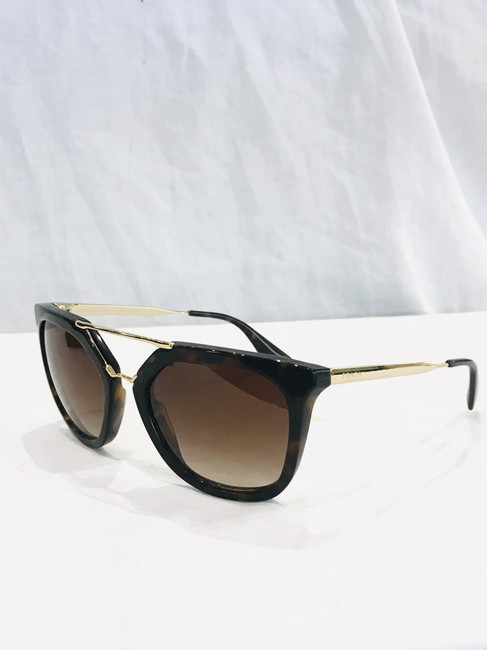Prada Brown Catwalk Spr 13q Tortoise Sunglasses