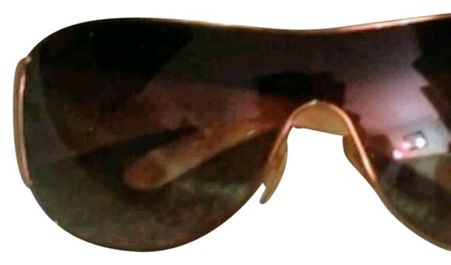 Prada Brown Gold Beige Sunglasses