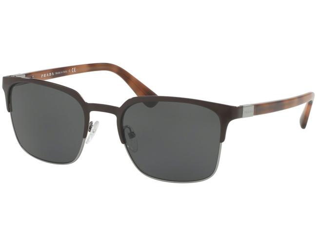 Prada Brown Gunmetal Pr61ss usf1a1 52 Sunglasses