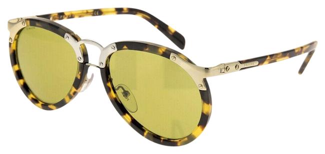 Prada Brown Havana Green 01t Wanderer Aviator Pr01ts Light Unisex Sunglasses