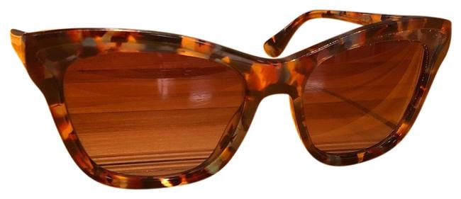 Prada Brown Leopard Print Square Sunglasses