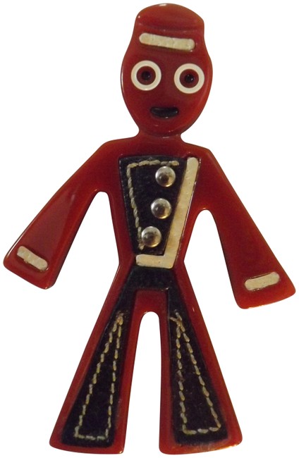 Prada Brown Pin Nice Rare