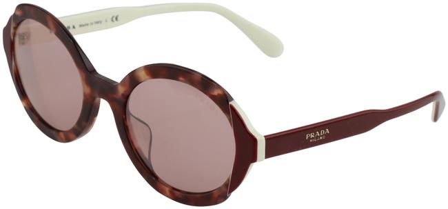 Prada Brown Spr 17u f Round Sunglasses