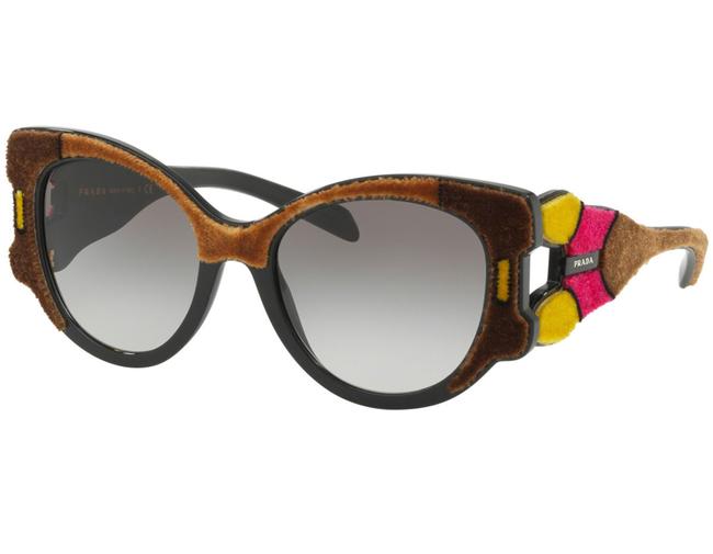 Prada Brown Yellow Pink Pr10us srj0a7 54 Sunglasses