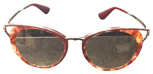 Prada Burgandy Marbel Sunglasses