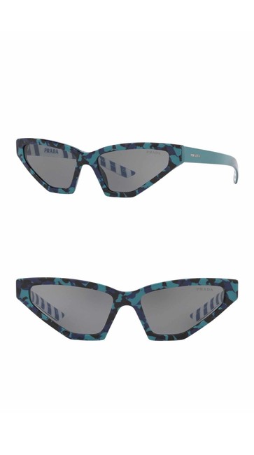 Prada Camo Blue Butterfly Sunglasses