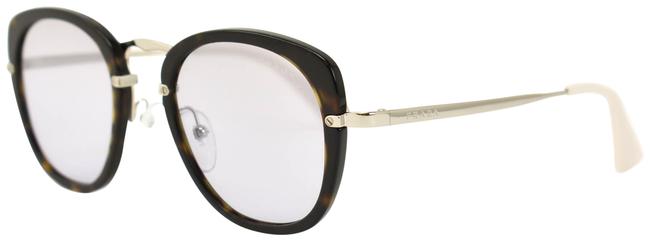 Prada Cinema Tortoise BrownSilver Mirrored Logo Qq Sunglasses