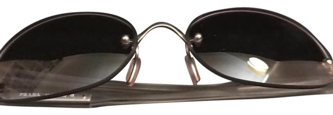 Prada Clear with Grey Tint Spr 50a Sunglasses