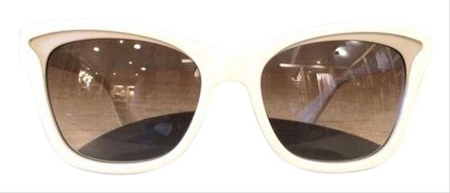 Prada Cream Two Tone Cateye Sunglasses