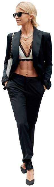 Prada Crop Black White Top