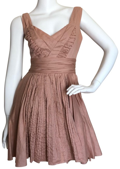 Prada Dusty Rose Short Cocktail Dress0 XS