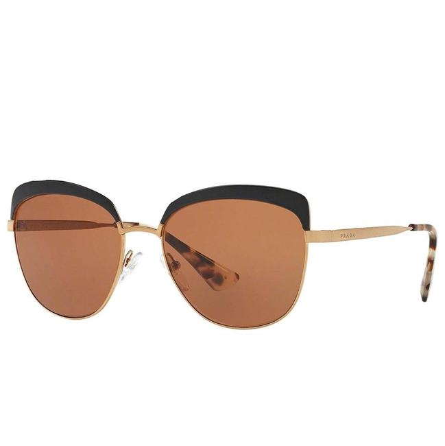 Prada Gold Brown Spr61t Sunglasses