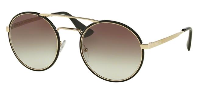 Prada Gold New Rounded Spr 51s 1ab0a7 Free 3 Day Shipping Sunglasses