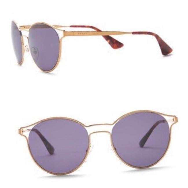 Prada Gold Purple Phantos 53mm Sunglasses