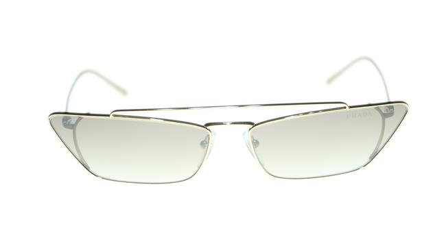 Prada GoldBrown Cat Eye Pr64us Zvn4o0 Lens 67mm Sunglasses
