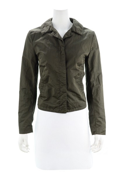 Prada Green Cotton Blend Jacket4 S