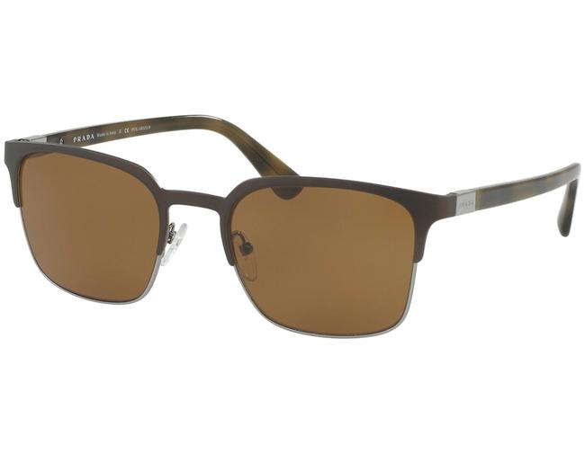 Prada Grey Gunmetal Pr61ss u6c5y1 55 Sunglasses