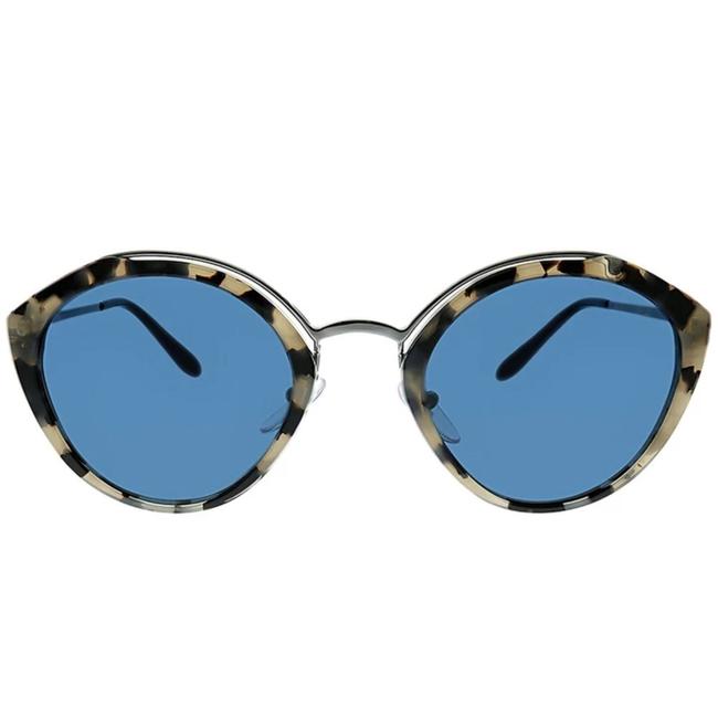 Prada Grey Rounded 18us Conceptual HavanaGunmetal Sunglasses