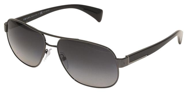 Prada Gunmetal Black Pr52ps Timeless Conceptual Polarized Spr 52p Sunglasses
