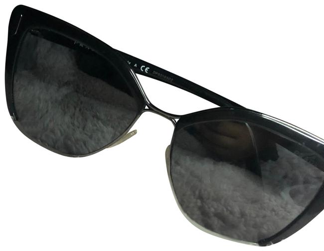 Prada Gunmetal Catwalk Sunglasses