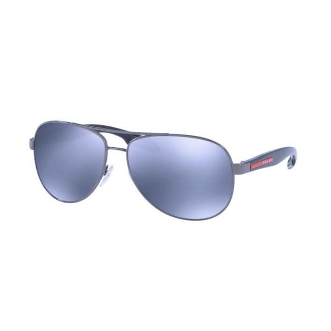 Prada Gunmetal Pilot Lifestyle Sunglasses