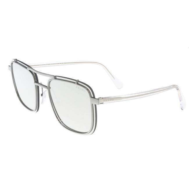 Prada Gunmetal Square Sunglasses