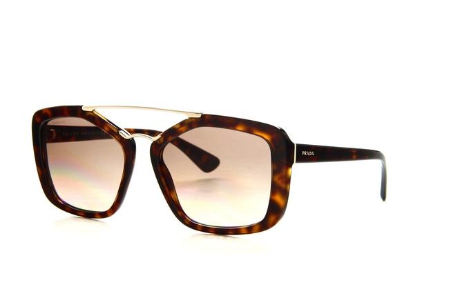 Prada Havana Brown Pr24rs 2au 3d0 56mm Dark Sunglasses