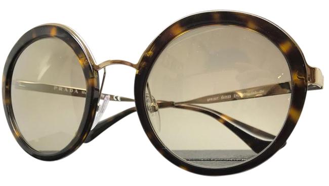 Prada Havana Gold Spr 50t Sunglasses