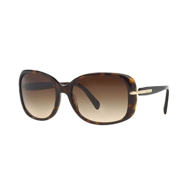 Prada Havana Rectangular 08os Conceptual Sunglasses
